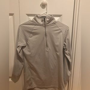 LL Bean size xxs grey and white athletic jacket